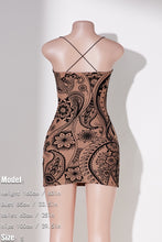 Load image into Gallery viewer, Black and Tan Bodycon Dress - Juniper