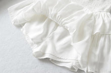 Load image into Gallery viewer, White/Black Ruffle Skirt - Juniper