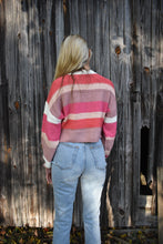 Load image into Gallery viewer, Lex Pink Striped Sweater - Juniper