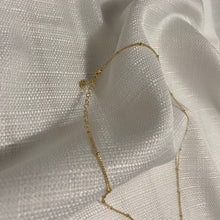 Load image into Gallery viewer, Gold Pendant Necklace, Gold Chain Choker, Heart Charm Necklace, Gold Choker with Charm, Heart Pendant, Gold Plated, Adjustable - Juniper