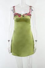Load image into Gallery viewer, Spring Satin Dress - Juniper