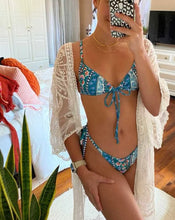 Load image into Gallery viewer, Alex Tied Bikini Set - Juniper