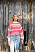 Load image into Gallery viewer, Lex Pink Striped Sweater - Juniper