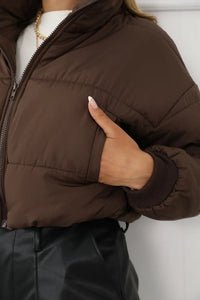 Cropped Puffer Coat