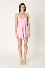 Load image into Gallery viewer, Blush Bow Back Mini Dress - Juniper
