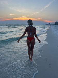 Firecracker Red Bikini Set