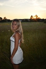 Load image into Gallery viewer, White Strapless Lace Dress - Juniper

