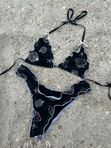 Midnight Seashell Bikini Set