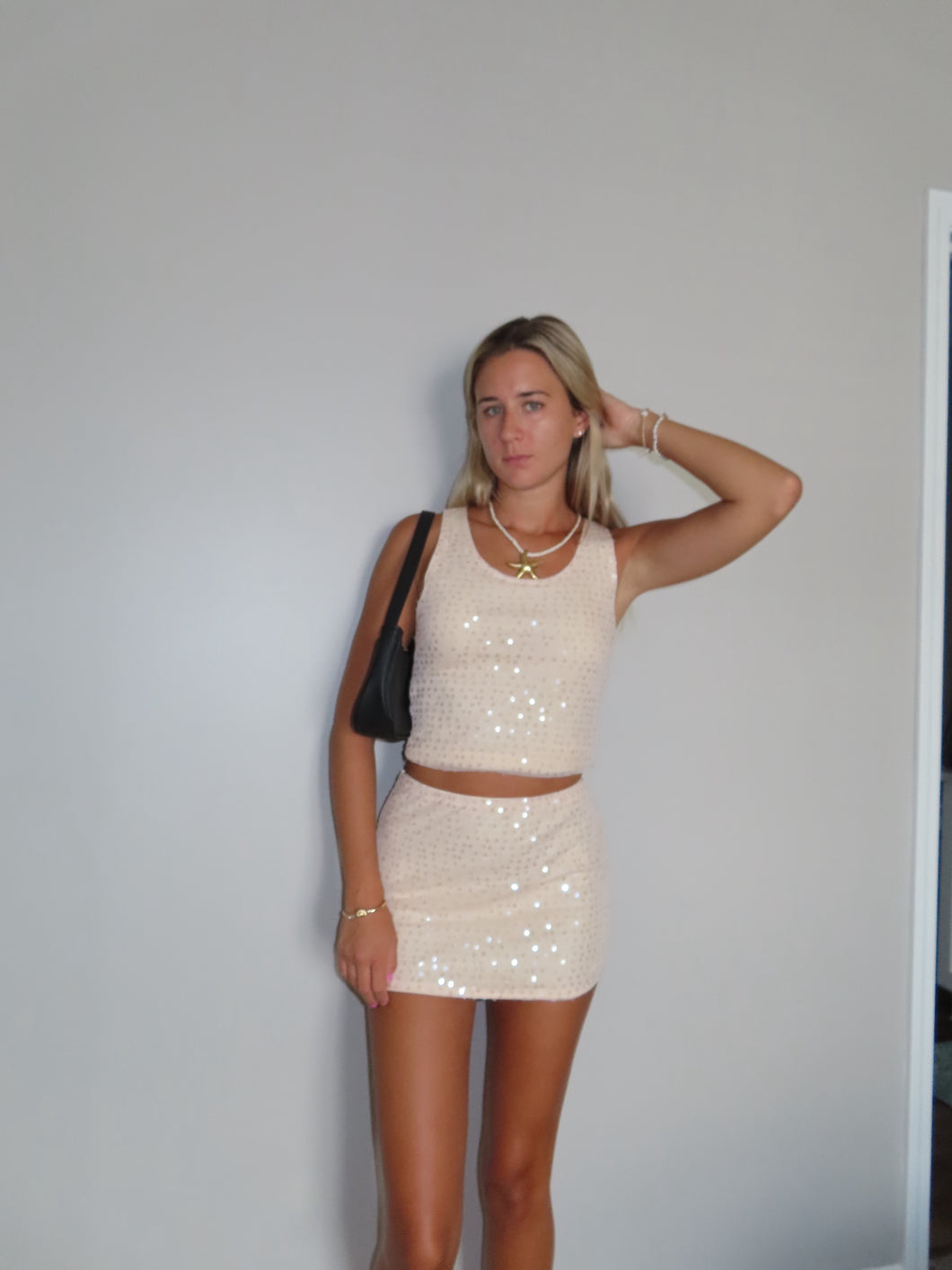 Sequin Sparkle Two-Piece Set
