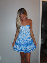 Load image into Gallery viewer, Bella Blue Mini Dress
