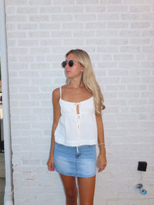 Seaside Breeze Tie Front Cami Top