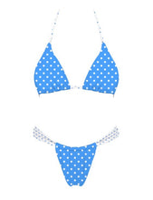 Load image into Gallery viewer, Azure Dot Reversible Bikini Set - Juniper
