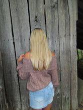 Load image into Gallery viewer, Cozy Off-the-Shoulder Knit Sweater

