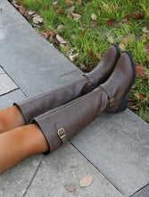 Load image into Gallery viewer, Rider Chic Tall Brown Boots

