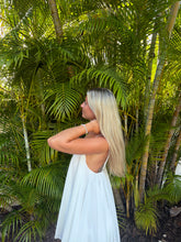 Load image into Gallery viewer, White Chiffon Flowy Mini Dress - Juniper
