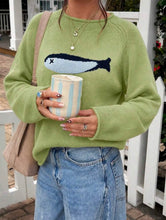 Load image into Gallery viewer, Matcha Minnow Knit Sweater
