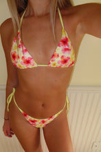 Load image into Gallery viewer, Sunlit Hibiscus Triangle Bikini Set - Juniper
