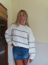 Load image into Gallery viewer, White Hearts Sweater
