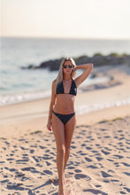 Load image into Gallery viewer, Paris Nights Polka Dot Halter Bikini Set - Juniper
