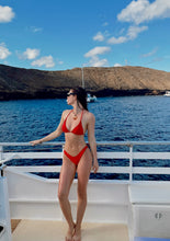 Load image into Gallery viewer, Sunset Siren Triangle Bikini Set - Juniper
