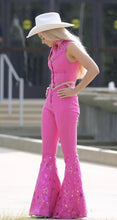 Load image into Gallery viewer, Pink Cowgirl Costume Black Cowboy Costume
