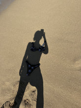 Load image into Gallery viewer, Midnight Hibiscus Bikini Set - Juniper
