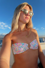 Load image into Gallery viewer, Garden Glow Floral Bandeau Bikini Set - Juniper
