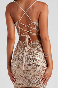 Sparkly Bodycon Homecoming Dress