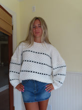 Load image into Gallery viewer, White Hearts Sweater
