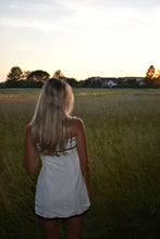 Load image into Gallery viewer, White Strapless Lace Dress - Juniper
