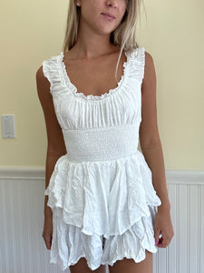 White Boho Dress - Juniper