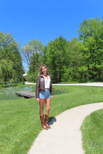 Load image into Gallery viewer, Mocha Muse Faux Leather Jacket

