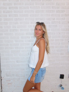 Seaside Breeze Tie Front Cami Top