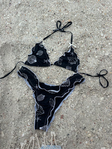 Midnight Seashell Bikini Set