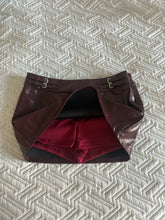 Load image into Gallery viewer, Burgundy Mini Skort
