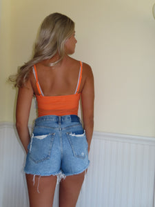 Orange Festival Crop top