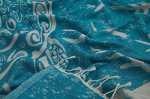 Load image into Gallery viewer, Ocean Sea Turtle Abstract Beach Towel
