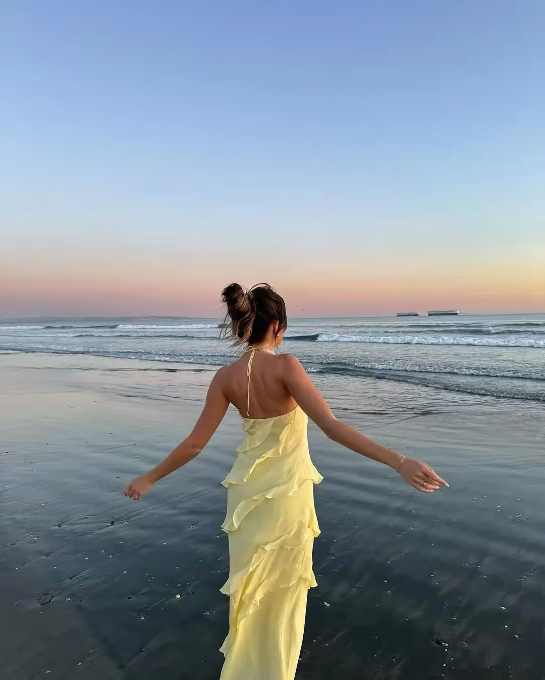 Golden Goddess Maxi Dress Juniper Golden Goddess Maxi Dress Juniper