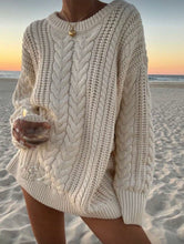 Load image into Gallery viewer, Seaside Stroll Knit Sweater
