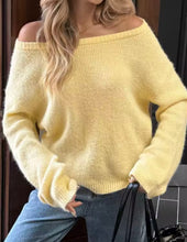 Load image into Gallery viewer, Serenity Off-Shoulder Knit Sweater
