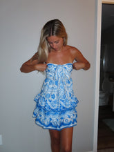 Load image into Gallery viewer, Bella Blue Mini Dress
