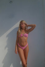 Load image into Gallery viewer, Rosé Sparkle Bandeau Bikini Set - Juniper
