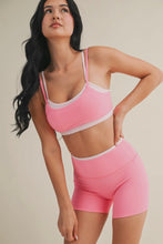 Load image into Gallery viewer, Pink Performance Sports Bra Top - Juniper
