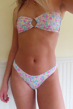 Load image into Gallery viewer, Garden Glow Floral Bandeau Bikini Set - Juniper
