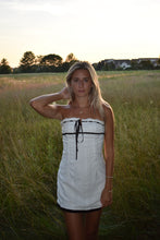 Load image into Gallery viewer, White Strapless Lace Dress - Juniper
