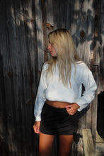 Load image into Gallery viewer, Cozy Classic White Knit Sweater
