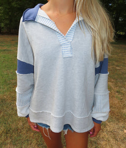 Blue Horizon Pullover