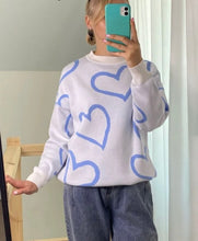 Load image into Gallery viewer, Oversized Valentines day Sweater

