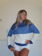 Load image into Gallery viewer, Blue Knit Sweater
