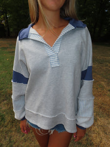 Blue Horizon Pullover